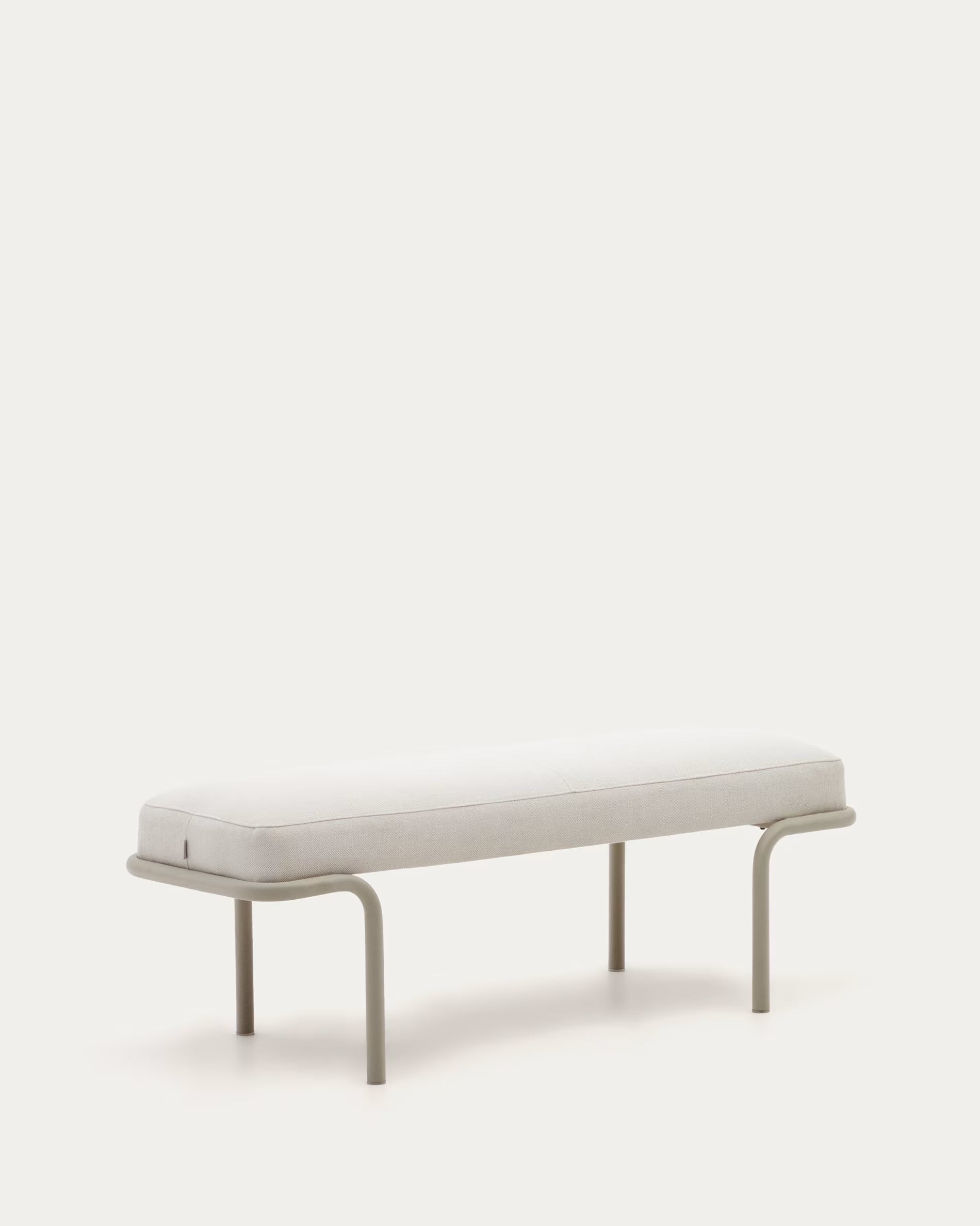 Compo Bench in Beige Chenille