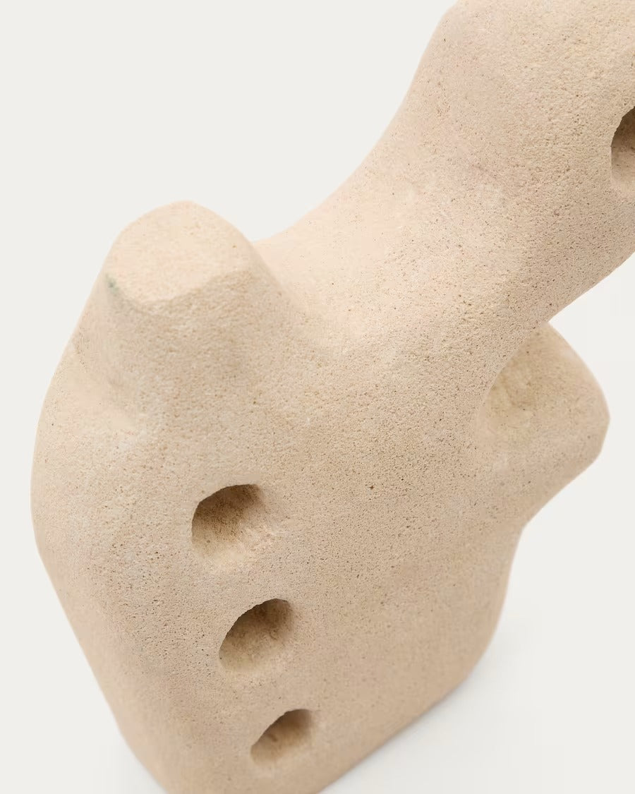Arif Stone Sculpture in a beige finish, 20cm