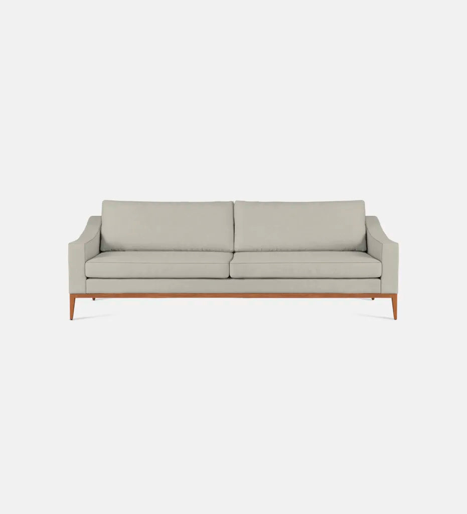 Cyprus 3 Seater Couch in Milly Natural Fabric