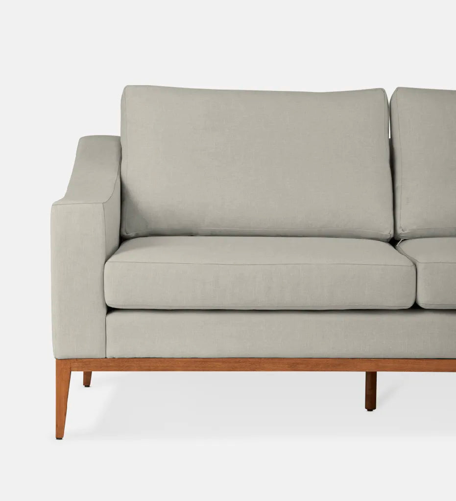 Cyprus 3 Seater Couch in Milly Natural Fabric