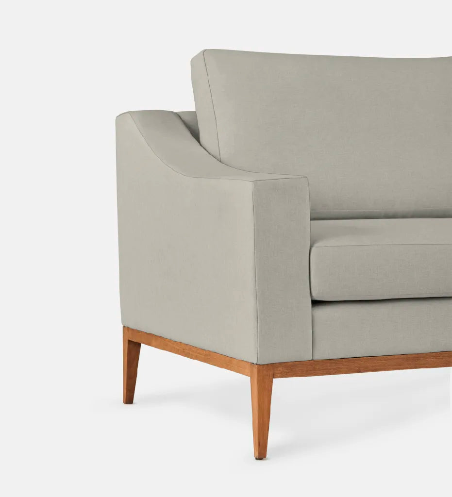 Cyprus 3 Seater Couch in Milly Natural Fabric