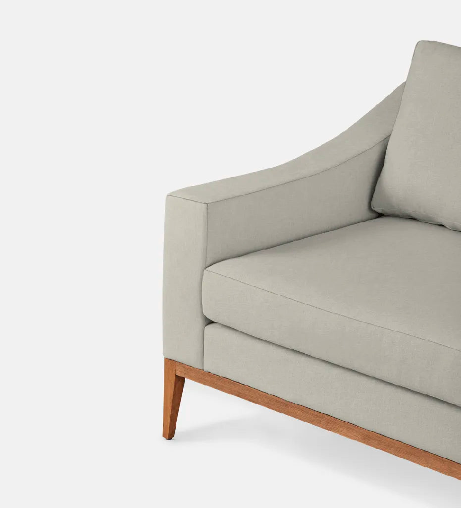 Cyprus 3 Seater Couch in Milly Natural Fabric