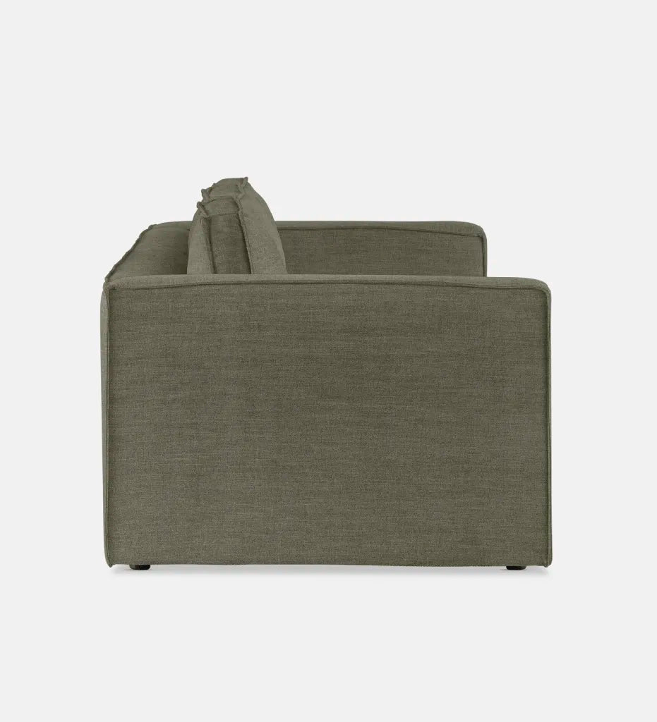Rosco Fully Upholstered 3 Seater - Fabric Como Natural