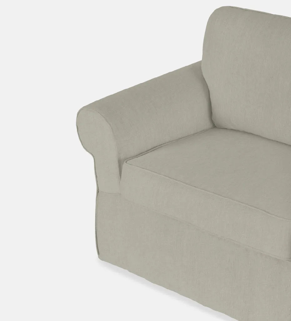Middleton Slipcover 2 Seater Sleeper  - Fabric Thuli Cement