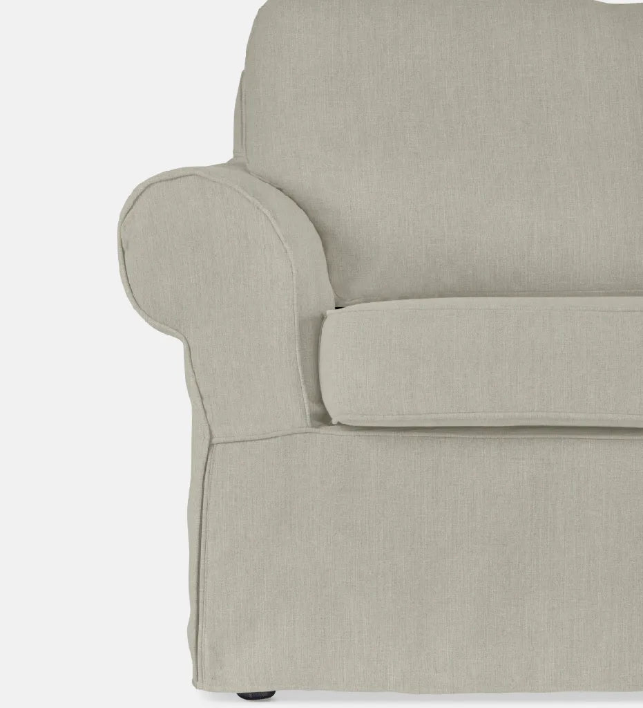 Middleton Slipcover 2 Seater Sleeper  - Fabric Thuli Cement