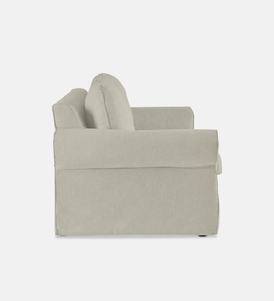 Middleton Slipcover 2 Seater Sleeper  - Fabric Thuli Cement