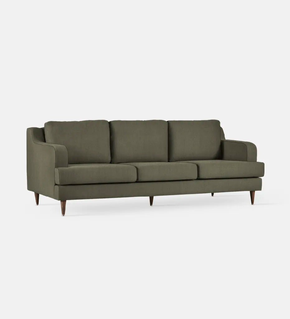 Rococo Fully Upholstered 3 Seater - Fabric Mae Forest