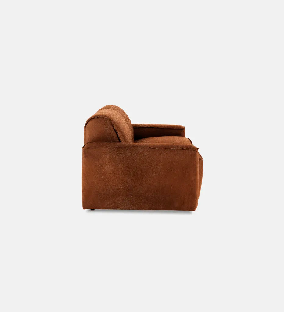Congo Leather 3 Seater  - Leather Moroccan Spice