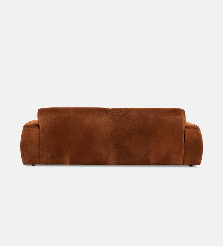 Congo Leather 3 Seater  - Leather Moroccan Spice