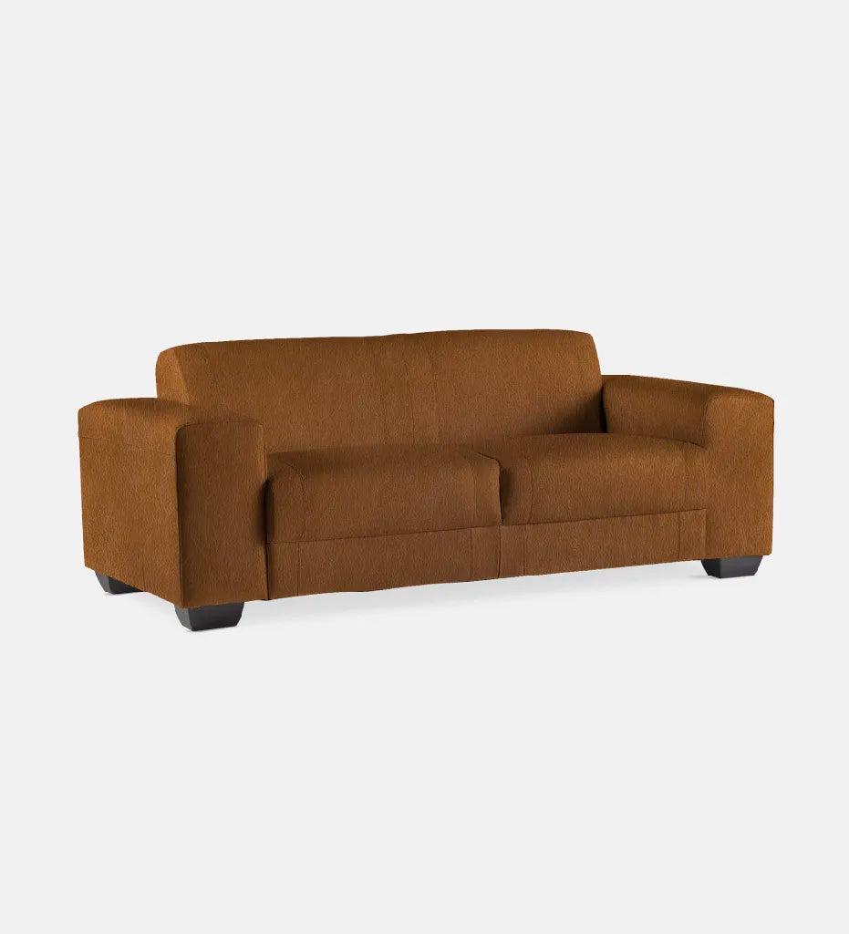 Terry Leather 2 Seater - Leather Matador Tan