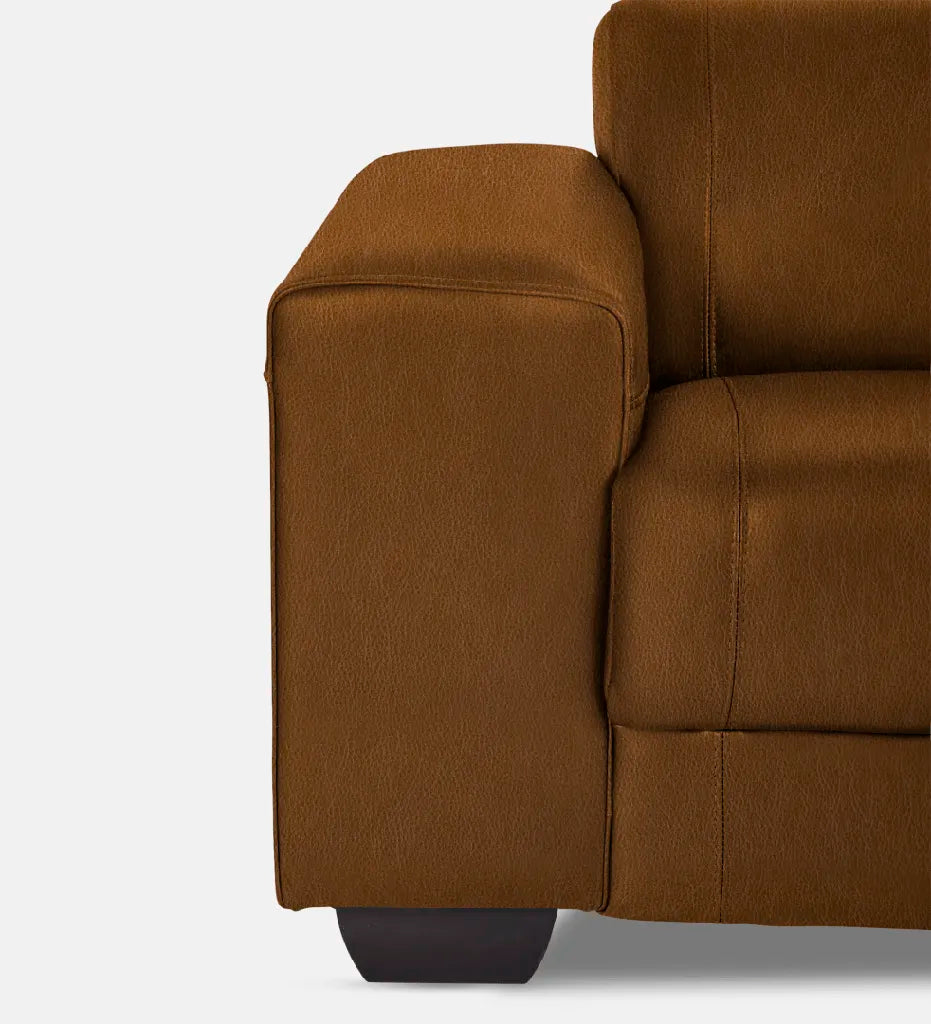 Terry Leather 2 Seater - Leather Matador Tan