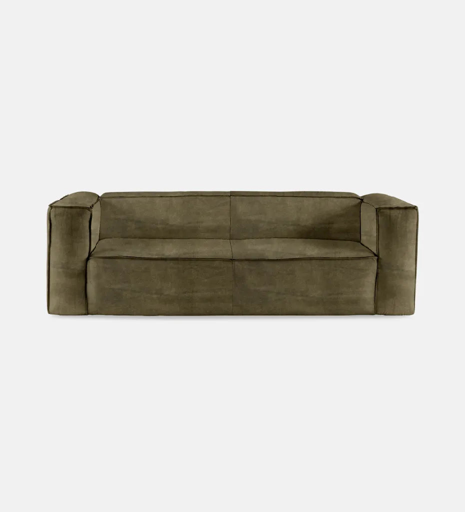 Serengeti Leather 3 Seater - Leather Zambezi Forest