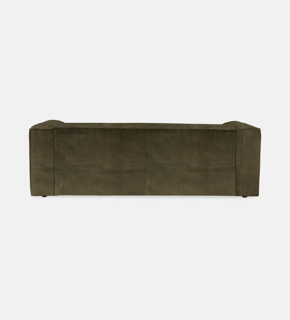 Serengeti Leather 3 Seater - Leather Zambezi Forest