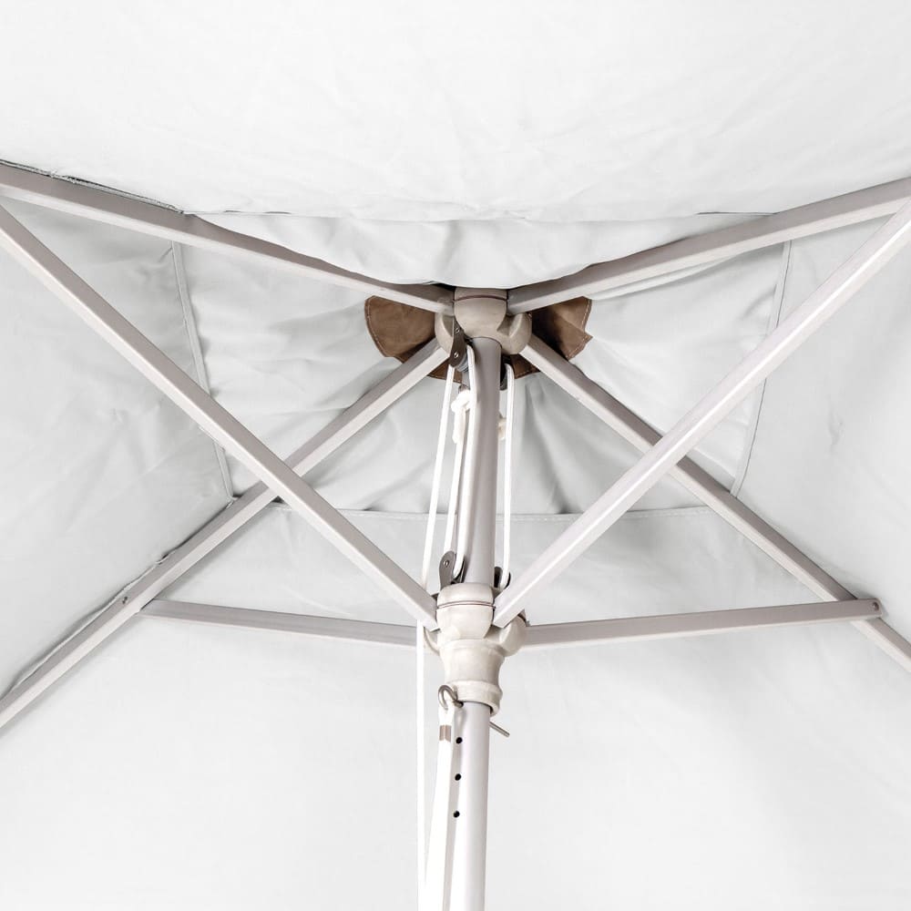 2mx2m Square Aluminium Centre Pole Umbrella