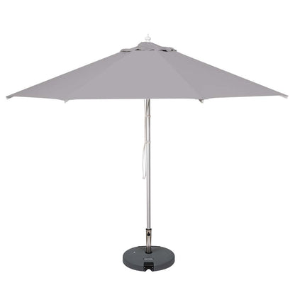 3m Aluminium Round Umbrella Light Grey 310g Spun Poly with 3.5m Protective cover