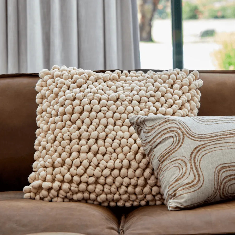 Bulbs Scatter Cushion - Cream