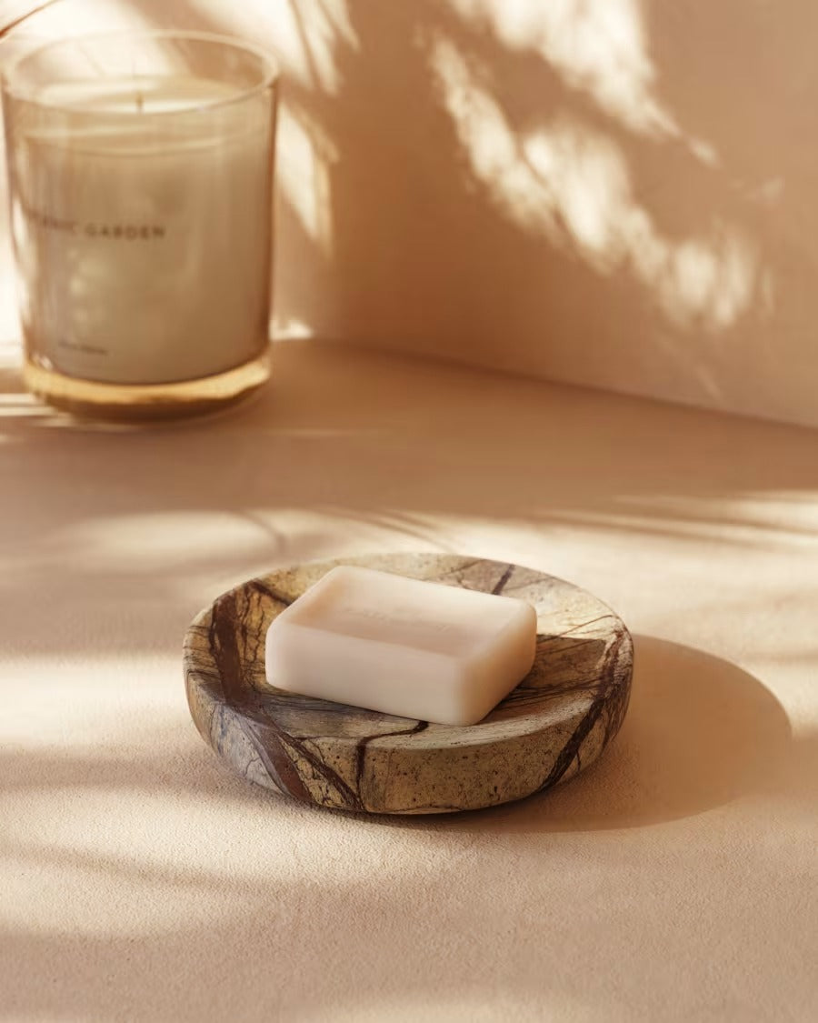 Spalsh Beige Marble Soap Dish