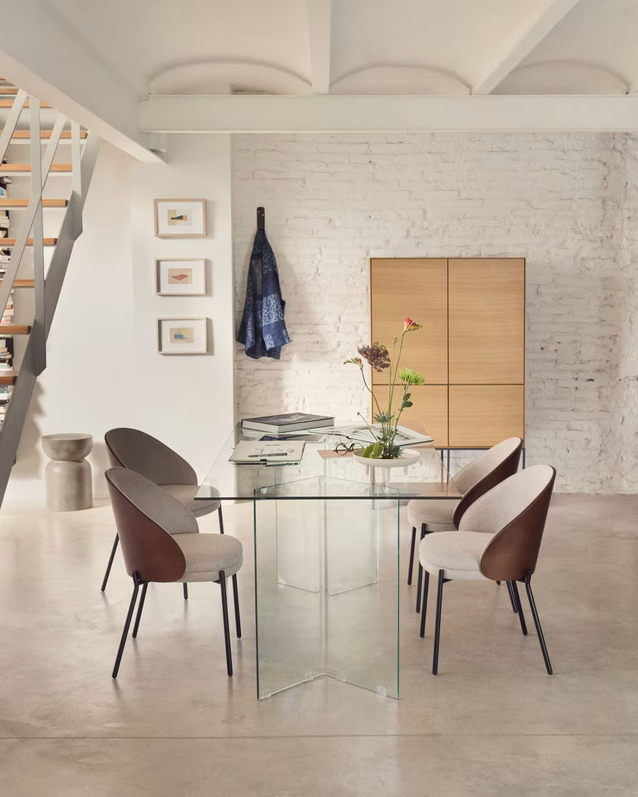 Burano Glass Table# 200x90cm.