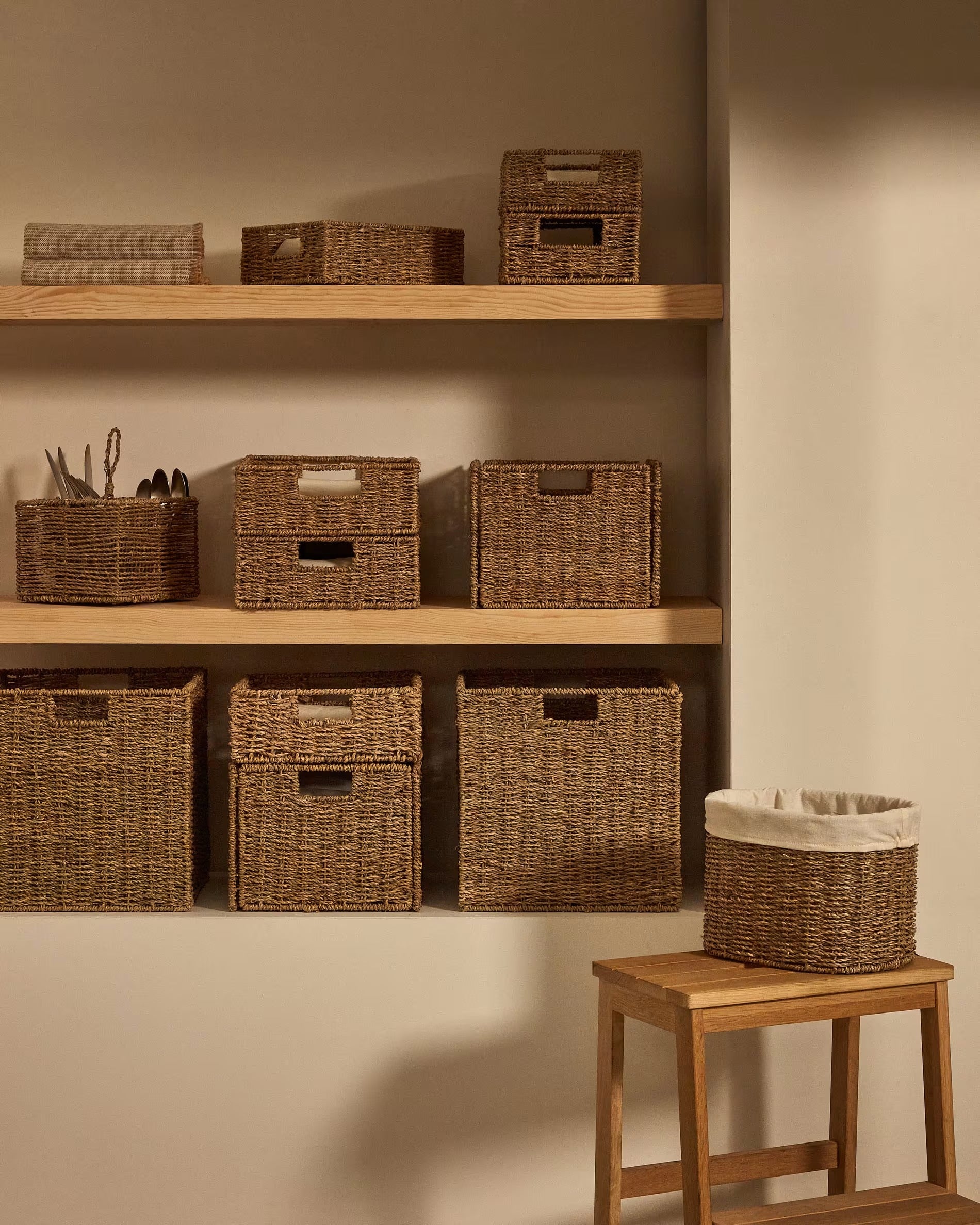 Tossa Natural Fiber Folding Box