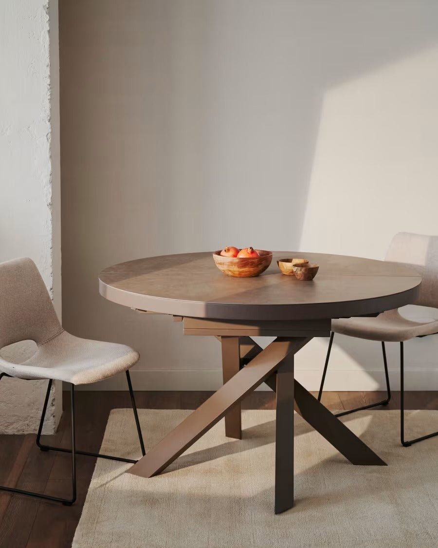 Vashti Round Extendable Table