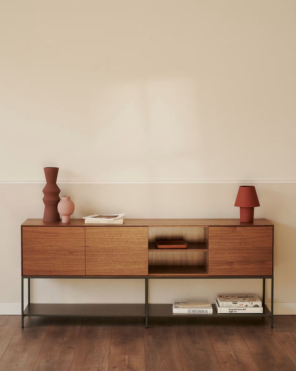 Vedrana 3 Door Sideboard in Oak Veneer