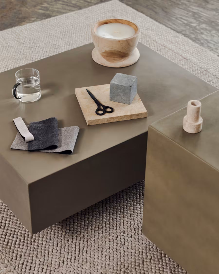 Rustella cement coffee table