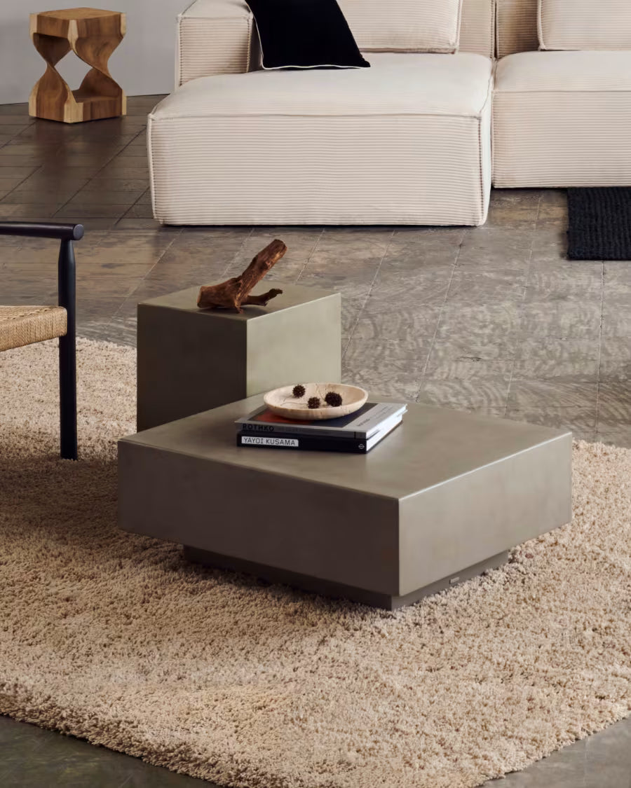 Rustella cement coffee table