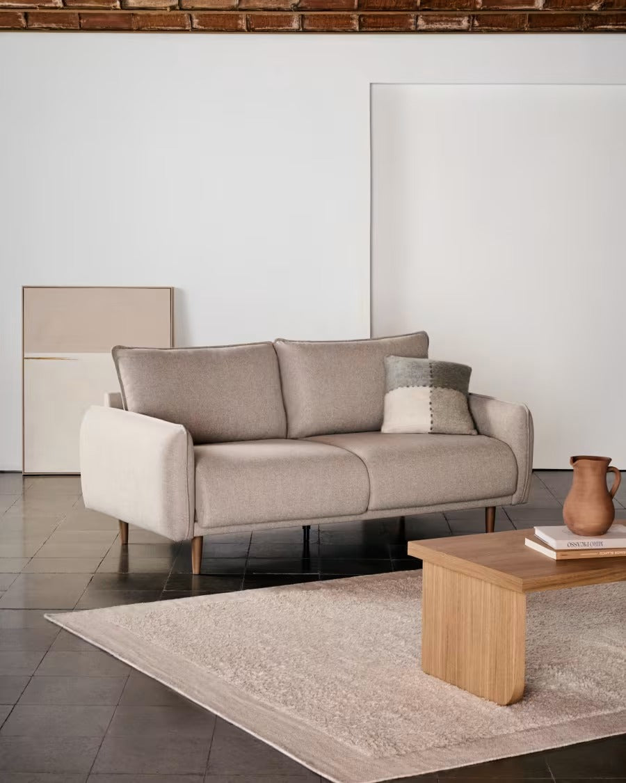 Carlota 2-Seater Sofa in Beige