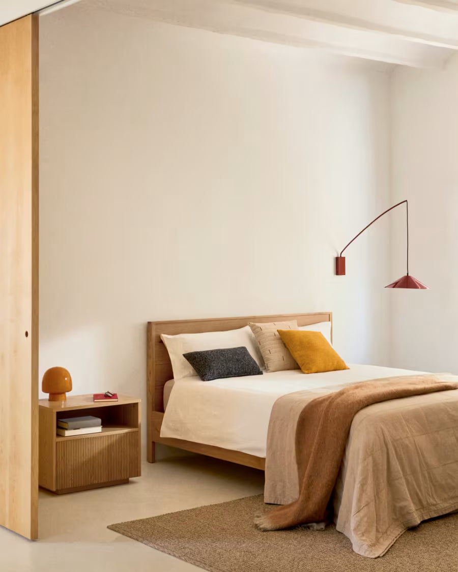 Isor chenille# 100% cotton bedspread with fantasy stripes for 150/160 cm bed