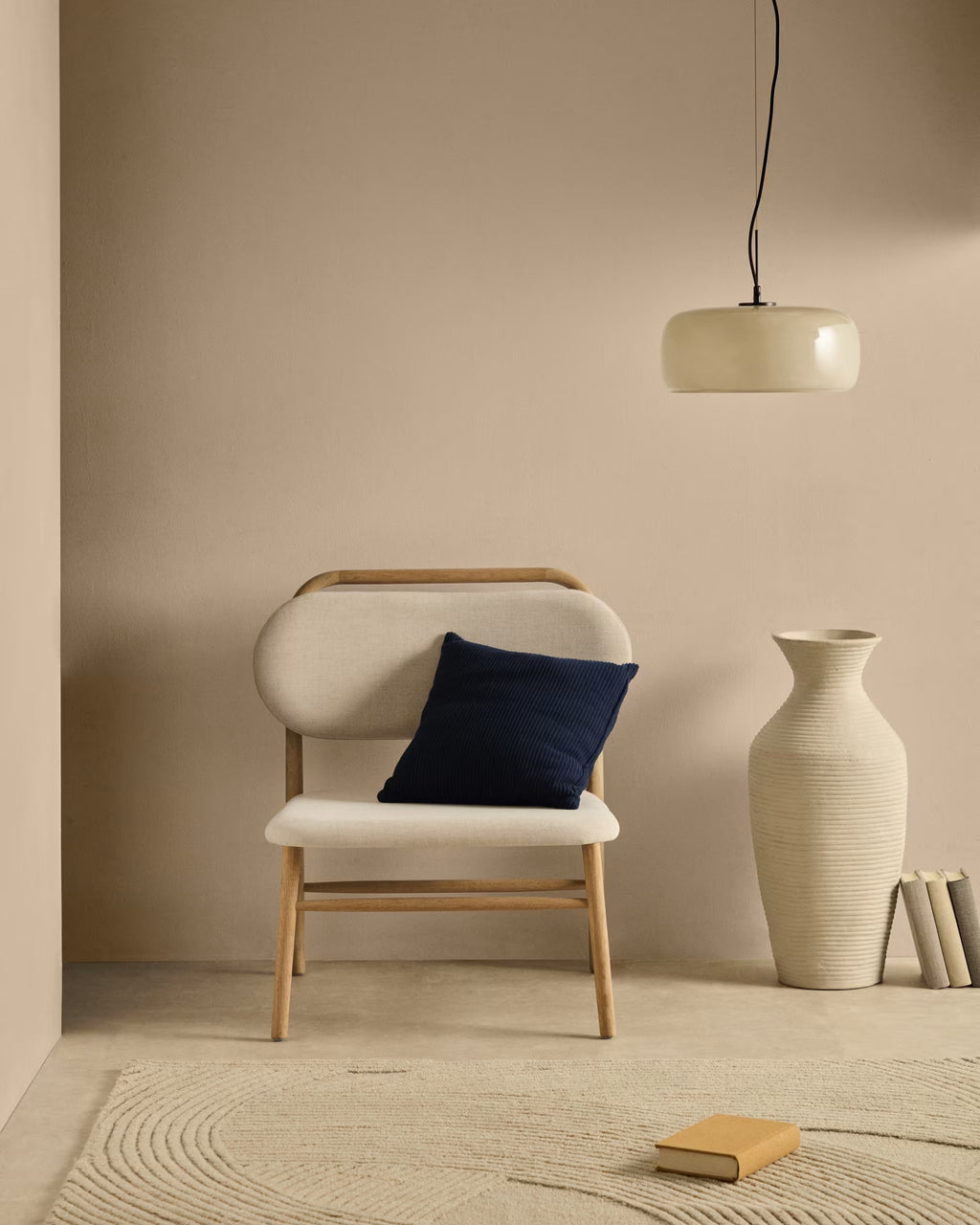 Minec Blue, 100% Linen Cushion cover
