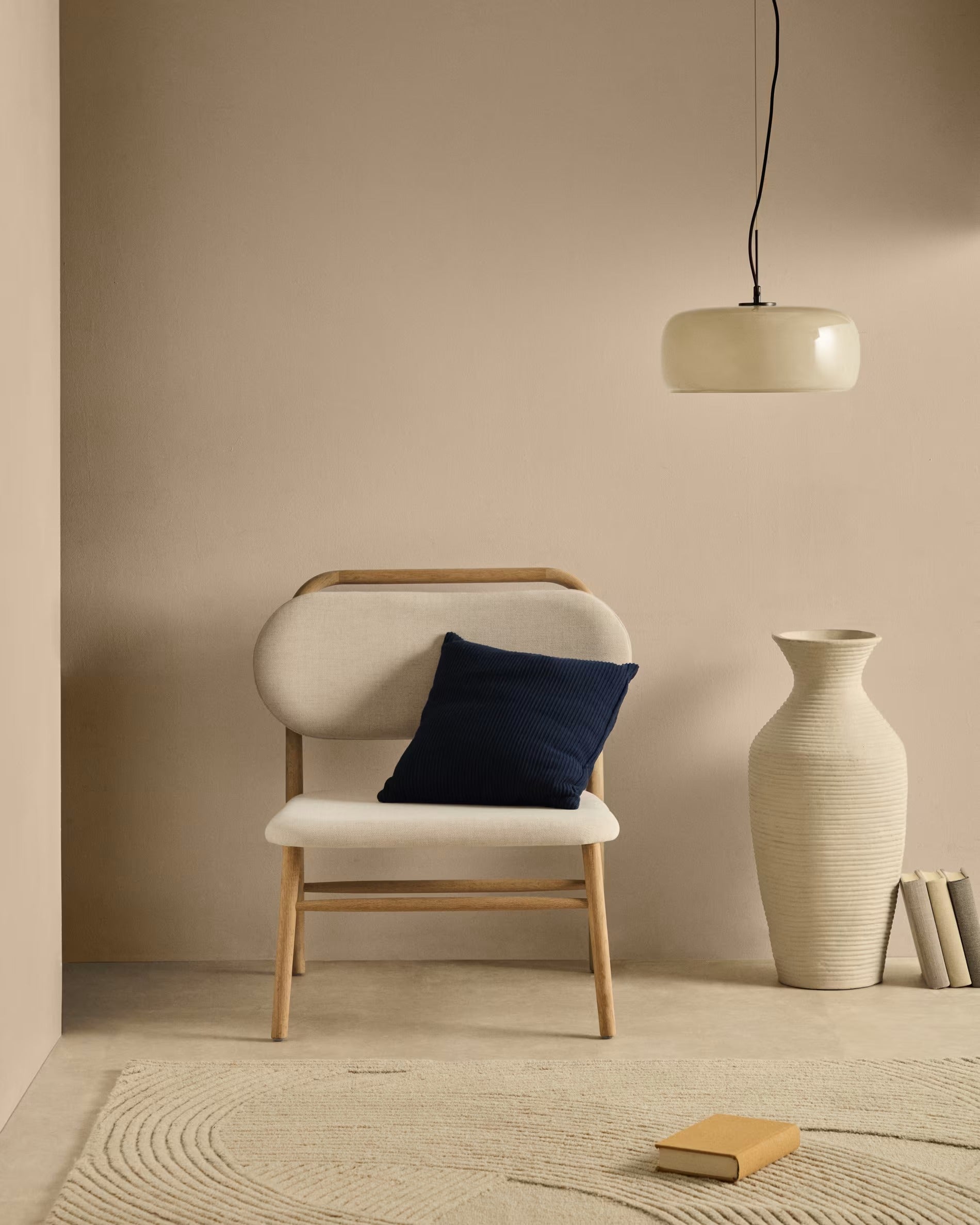 Minec Blue, 100% Linen Cushion cover