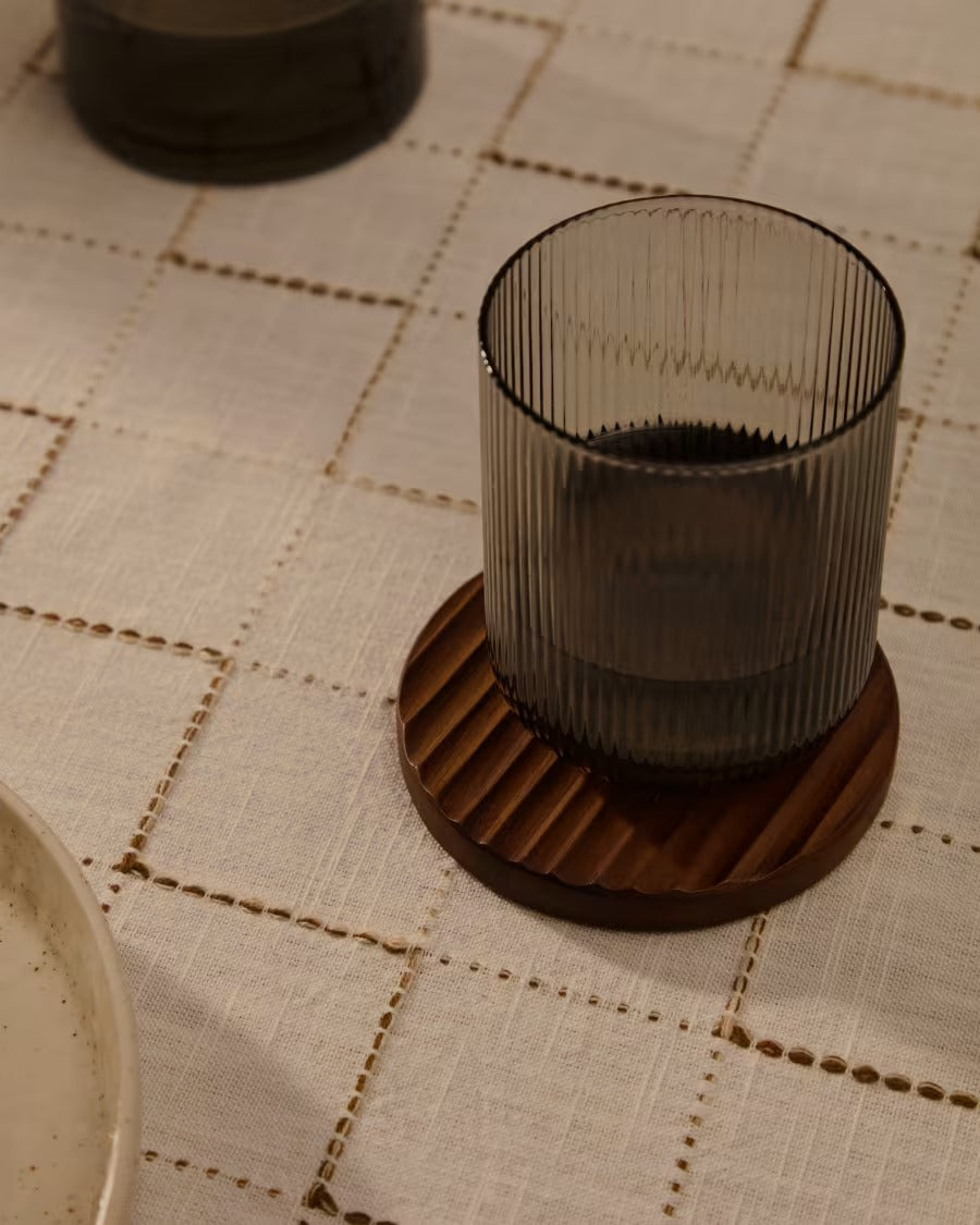 Rommu Set of 4 Coasters made of acacia wood