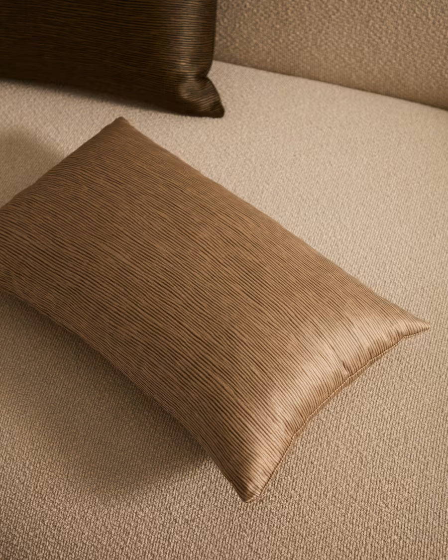 Mirca green textured cushion# 50 x 30 cm