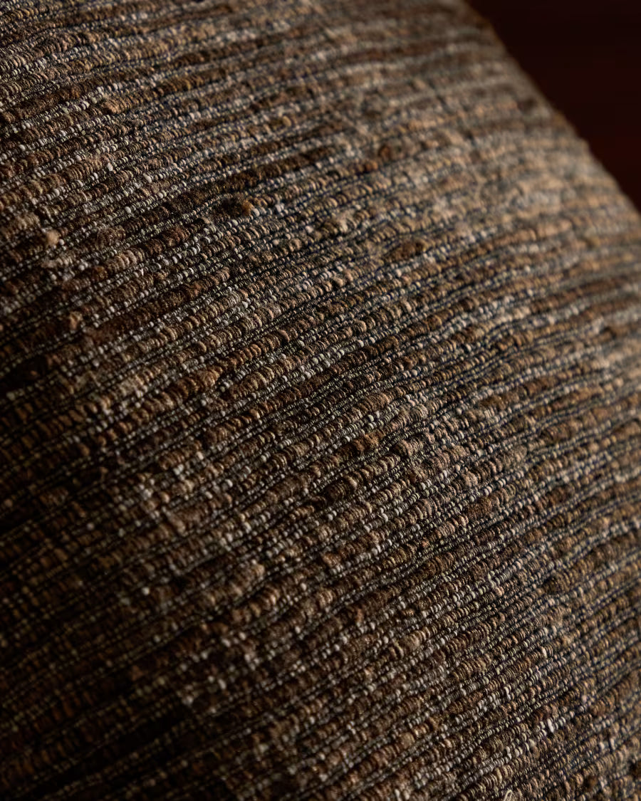 Gulbe cushion in multi-coloured silk and cotton# 45 x 45 cm