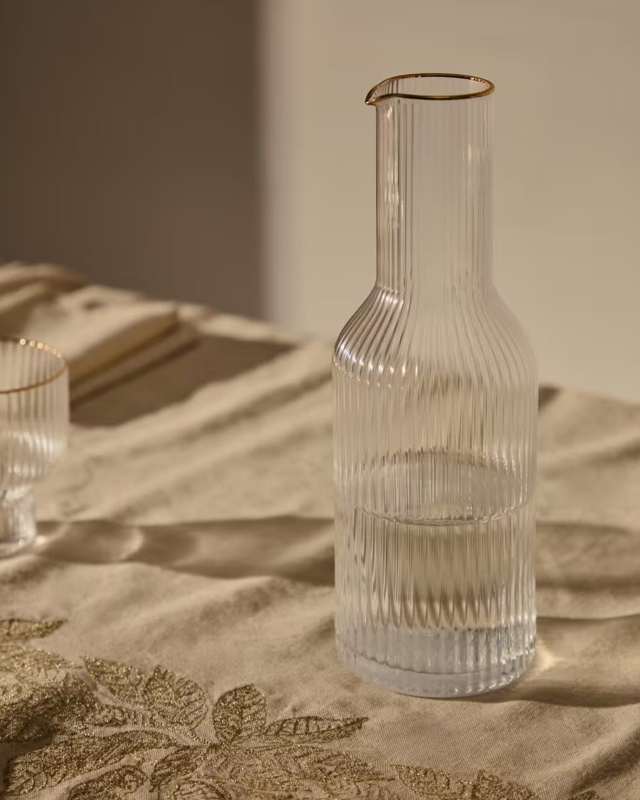 Ayan Transparent Glass Jug, 115 cl