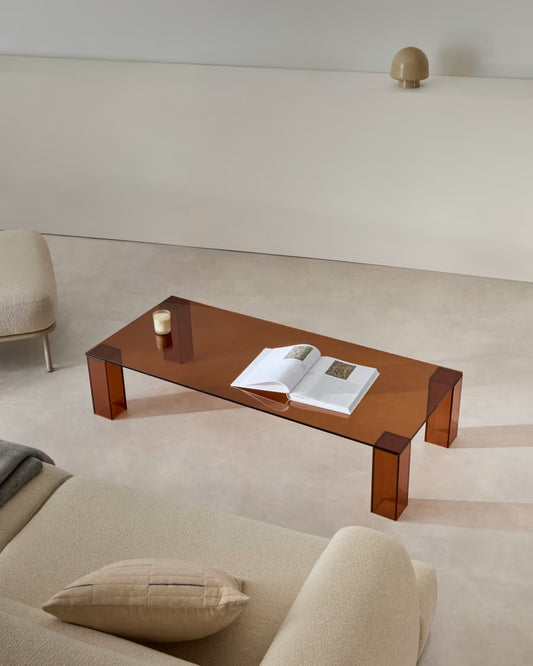 Adularia Coffee Table, Brown 140 x 60 cm