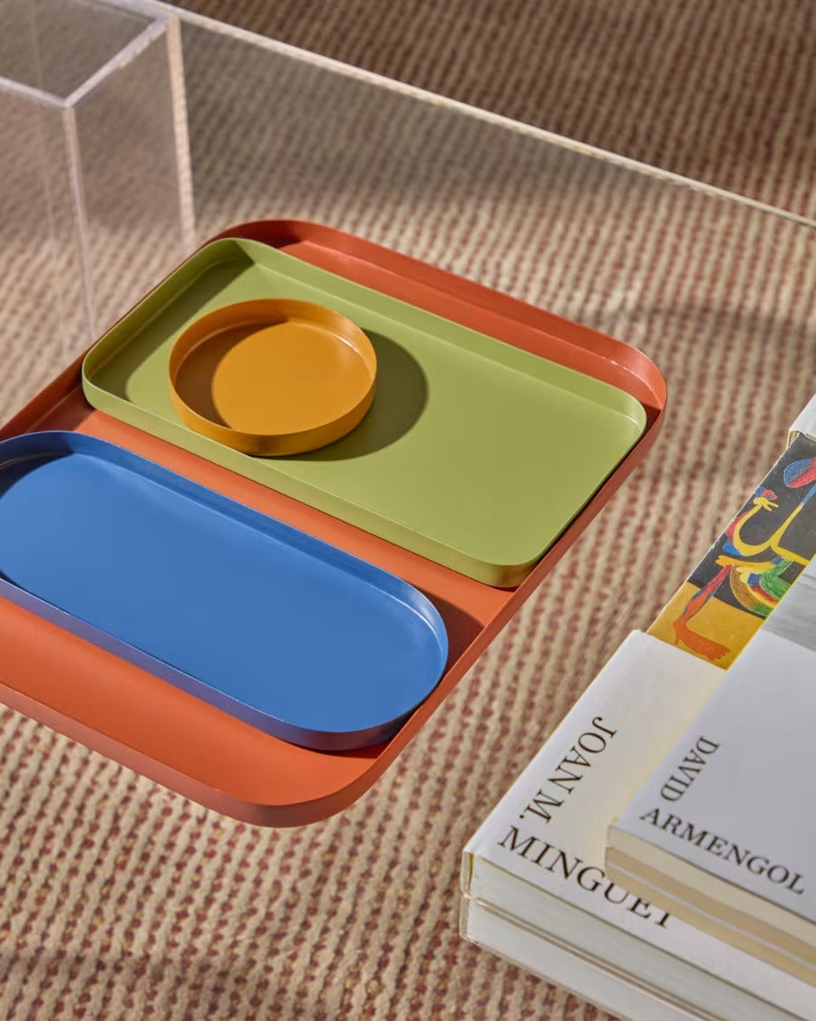 Mistra Multi-Coloured Iron Tray Set