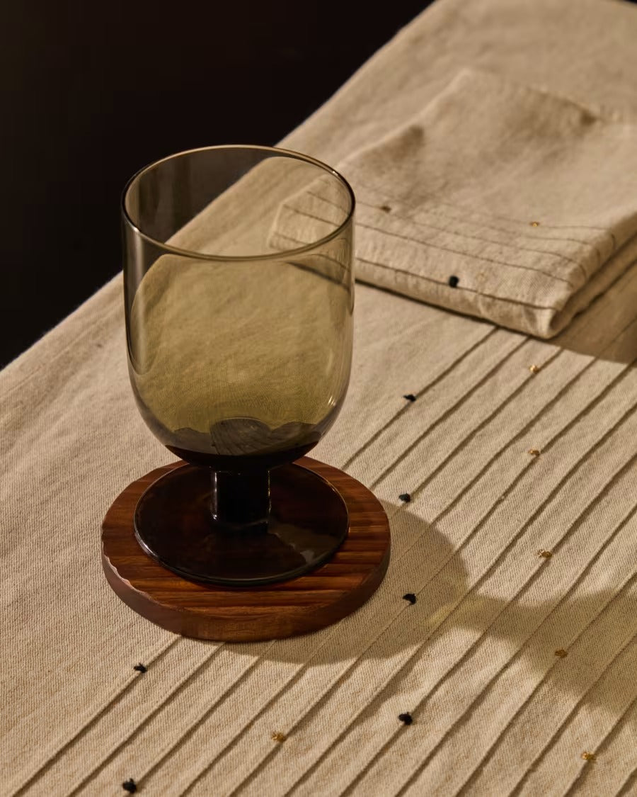 Sauky Green Wine Glass, xx cl