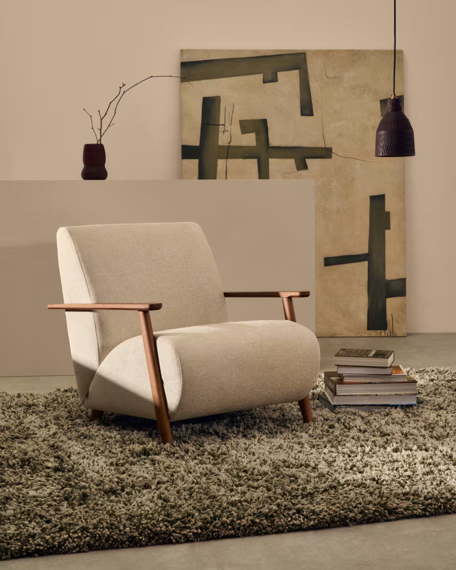 Amire elongated wooden ceiling lamp in a black finish# ? 15 cm