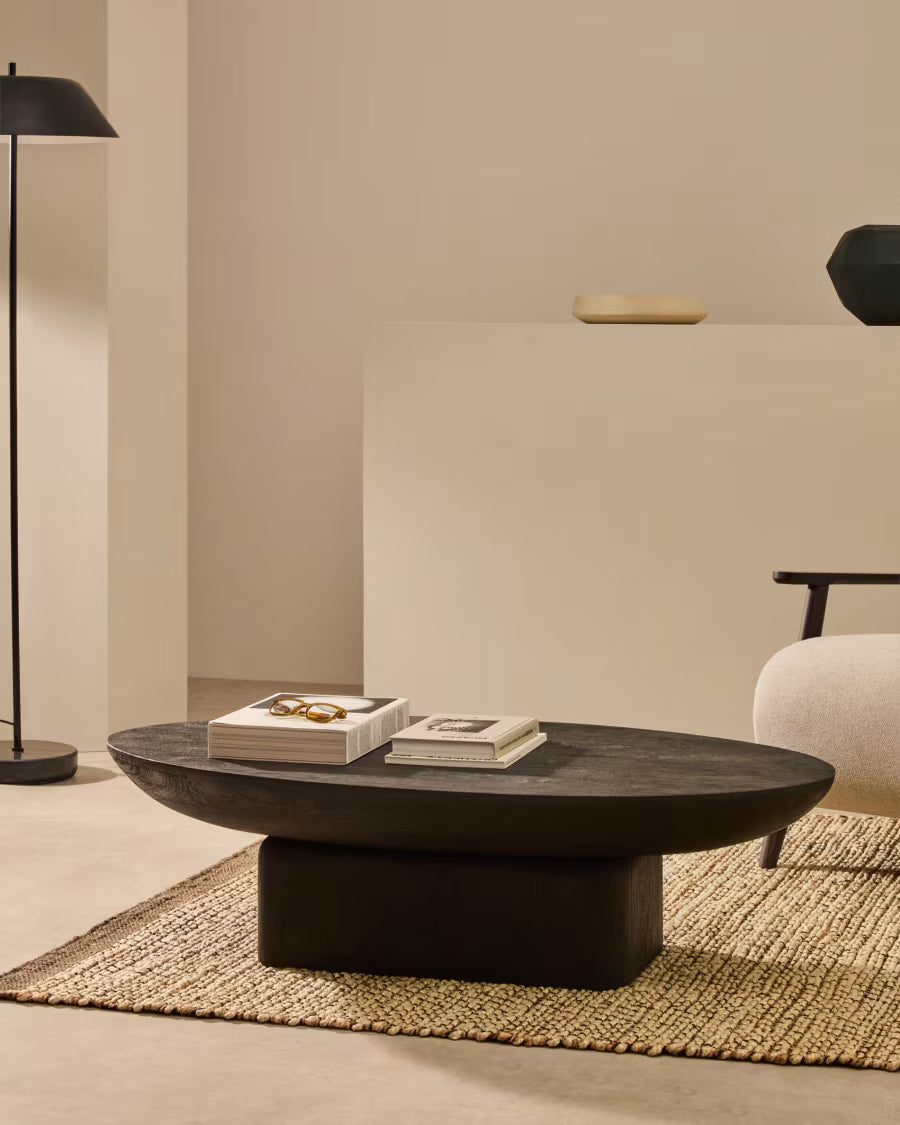 Ovak Coffee Table with black finish.