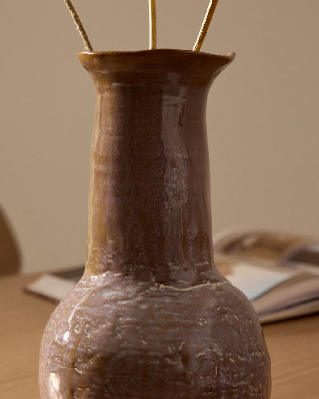 Olaris multicoloured ceramic vase