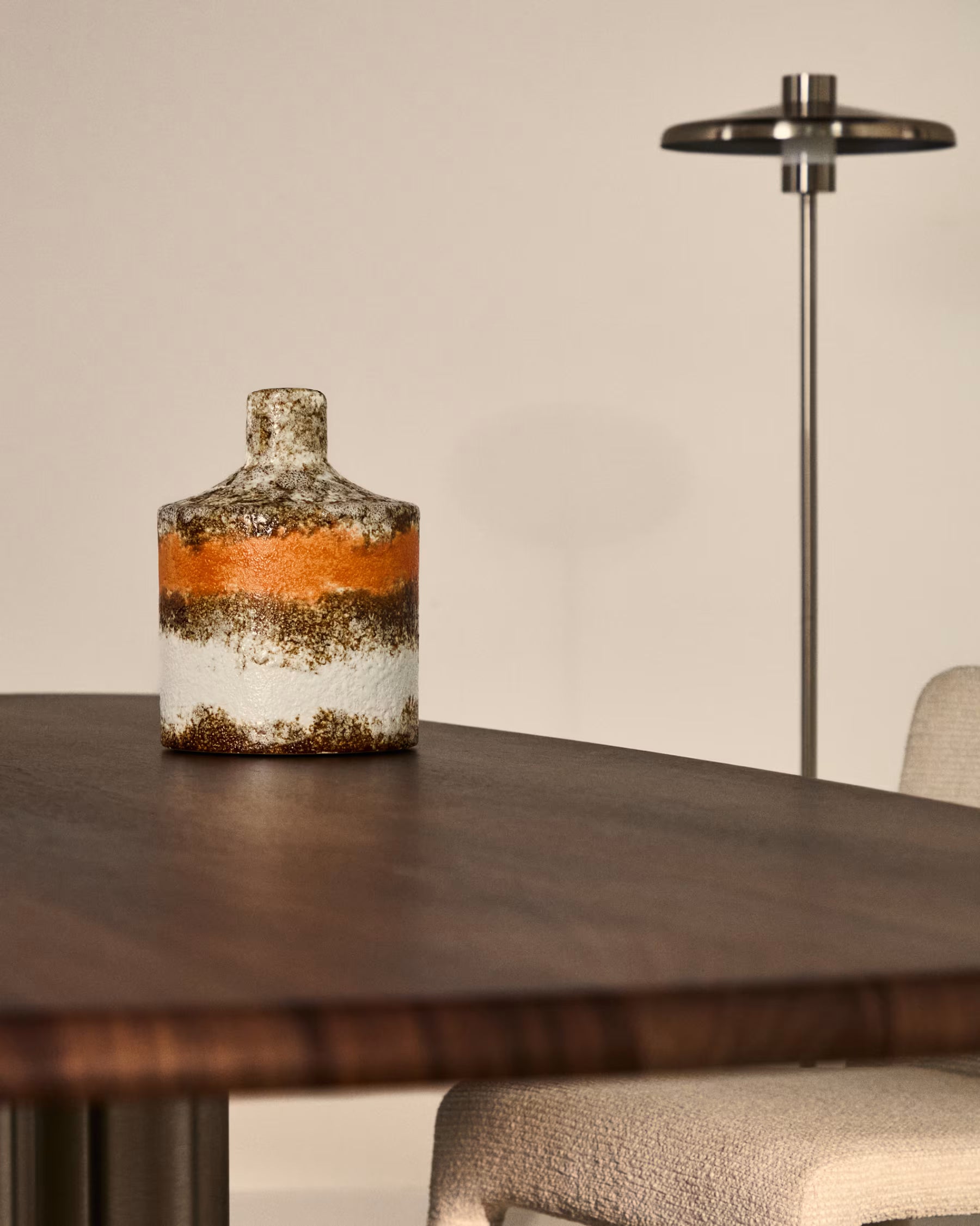 Estin multicolour ceramic vase 25 cm