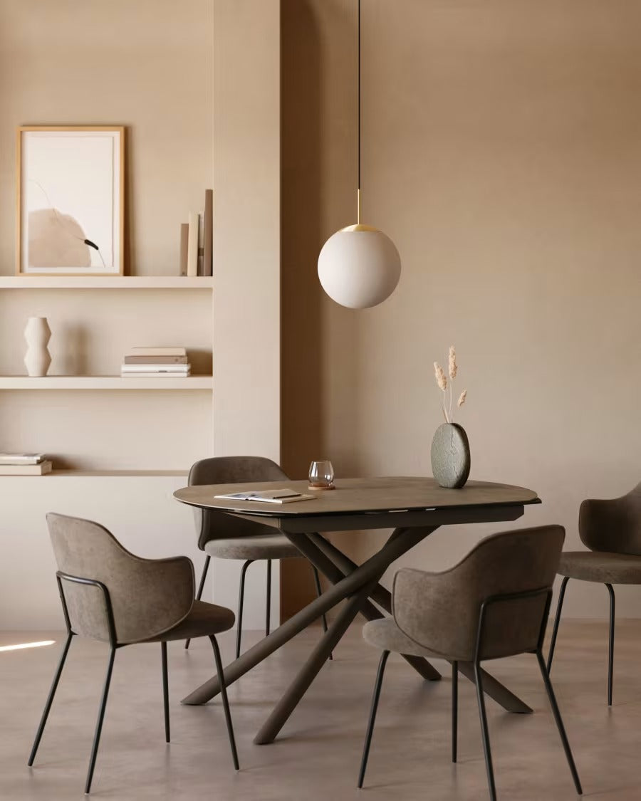 Yunia Chair in Brown