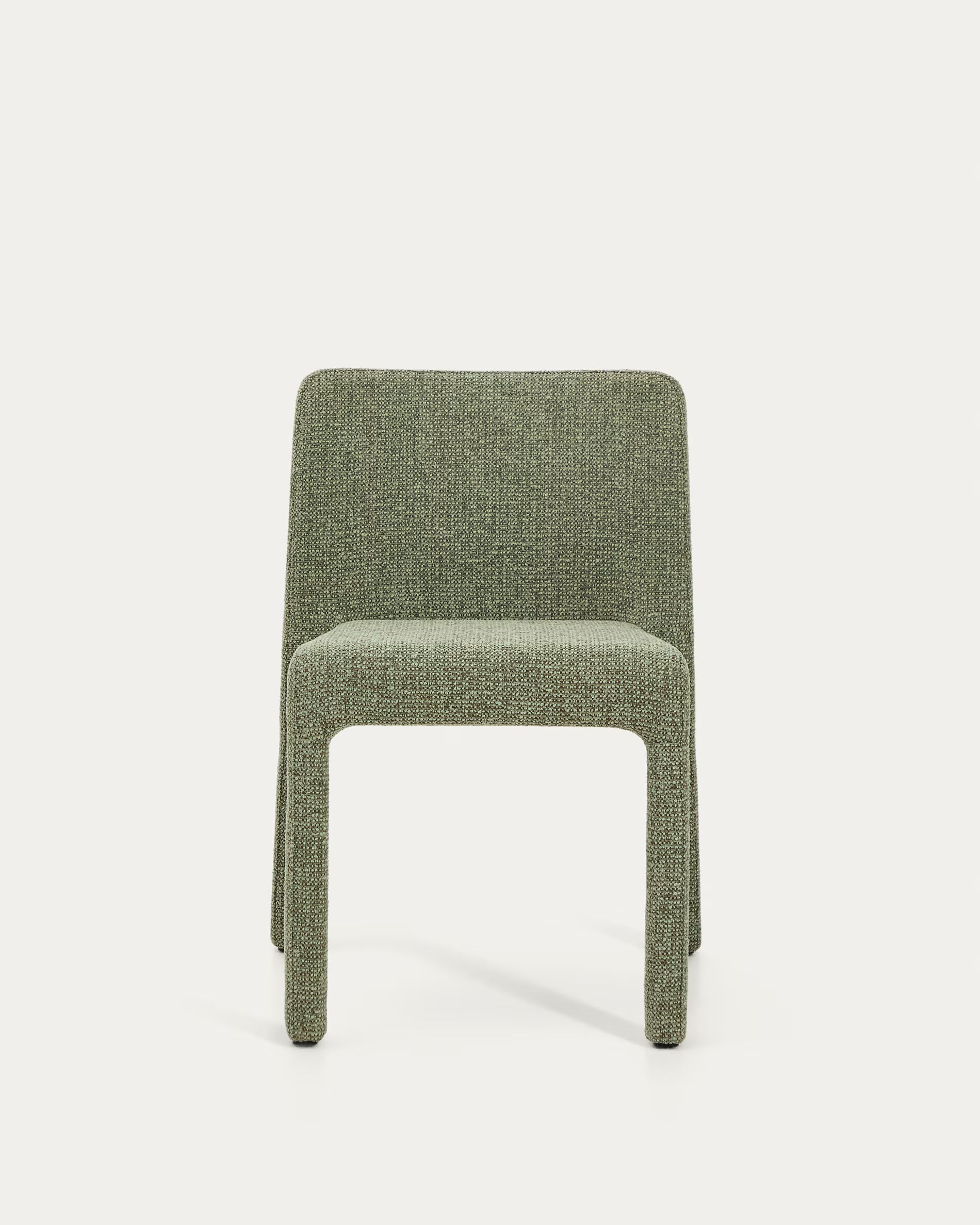 Loria green chenille stackable chair FSC 100%
