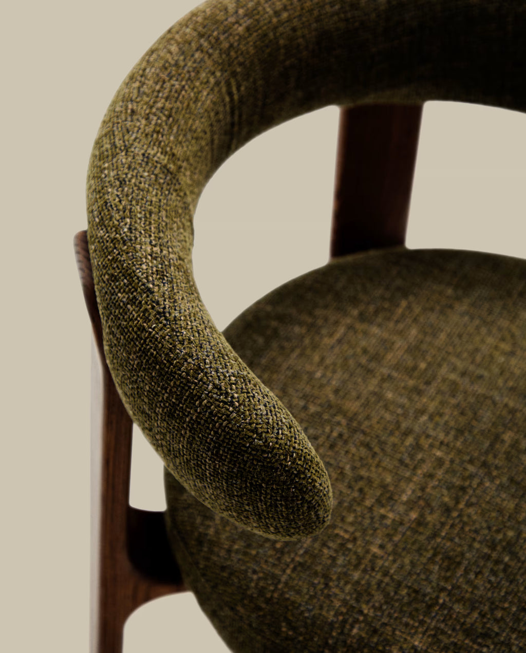 Granite Dining Chair - Green Chenille