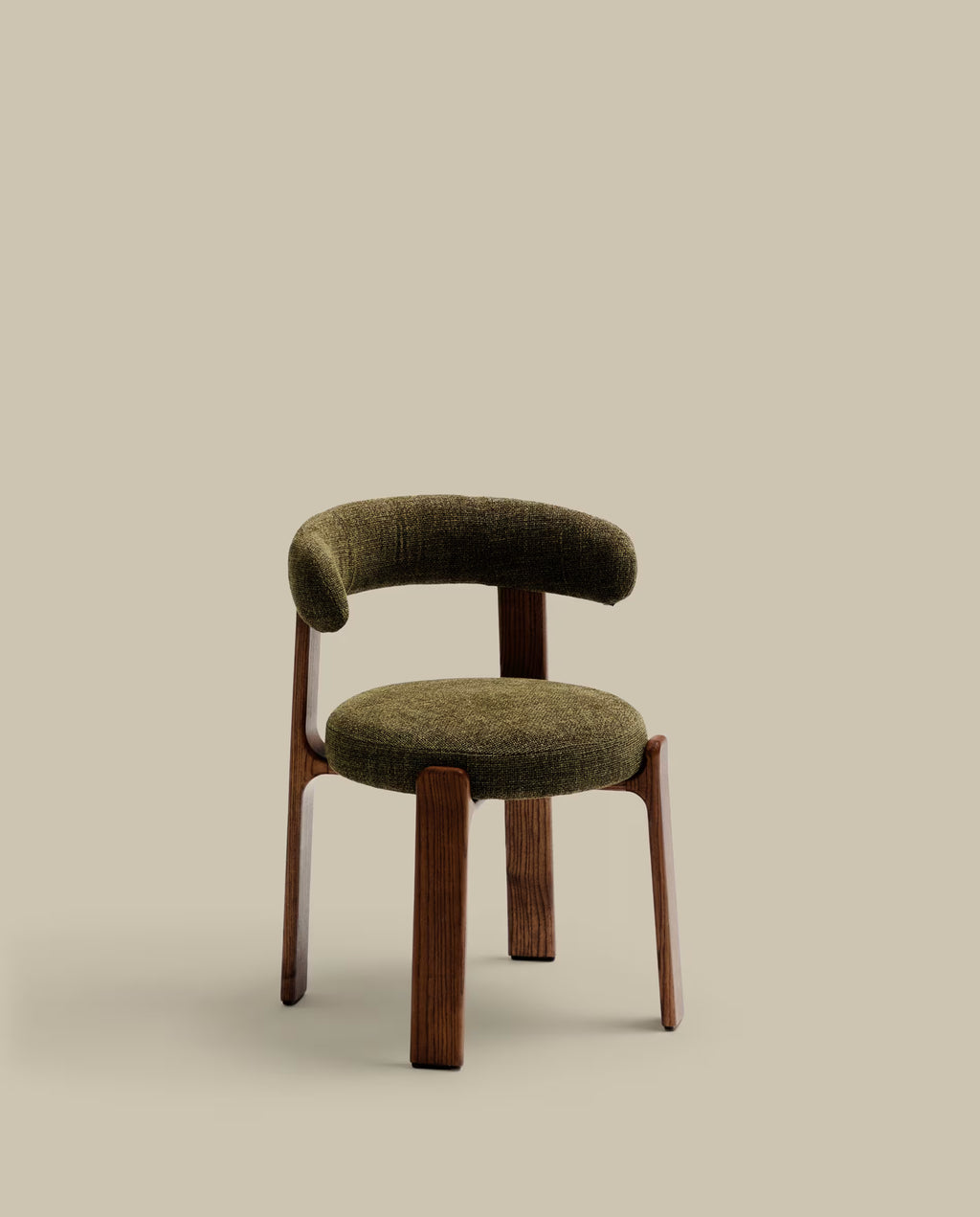 Granite Dining Chair - Green Chenille