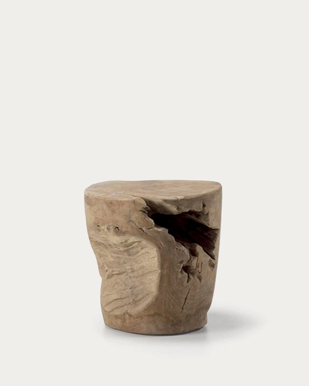 Tropicana solid teak wood side table, Ø 35 cm.
