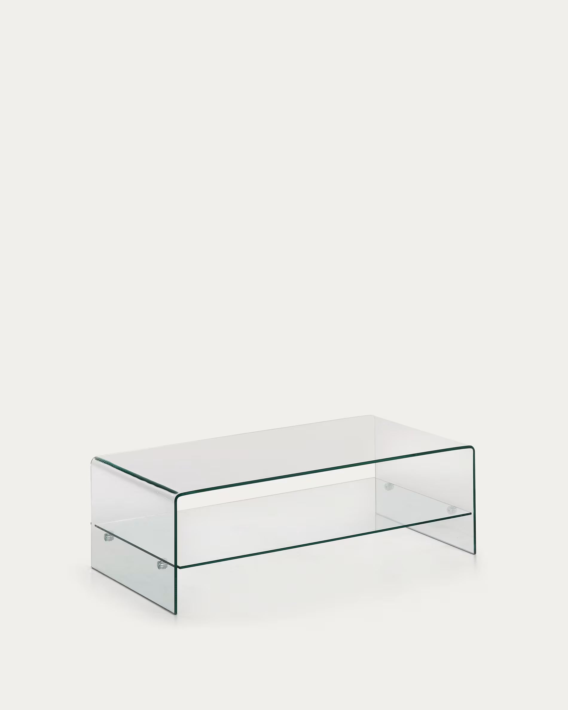 Burano glass coffee table 110 x 55 cm.