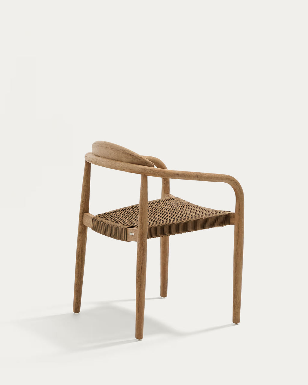Nina Stackable Chair in Beige.