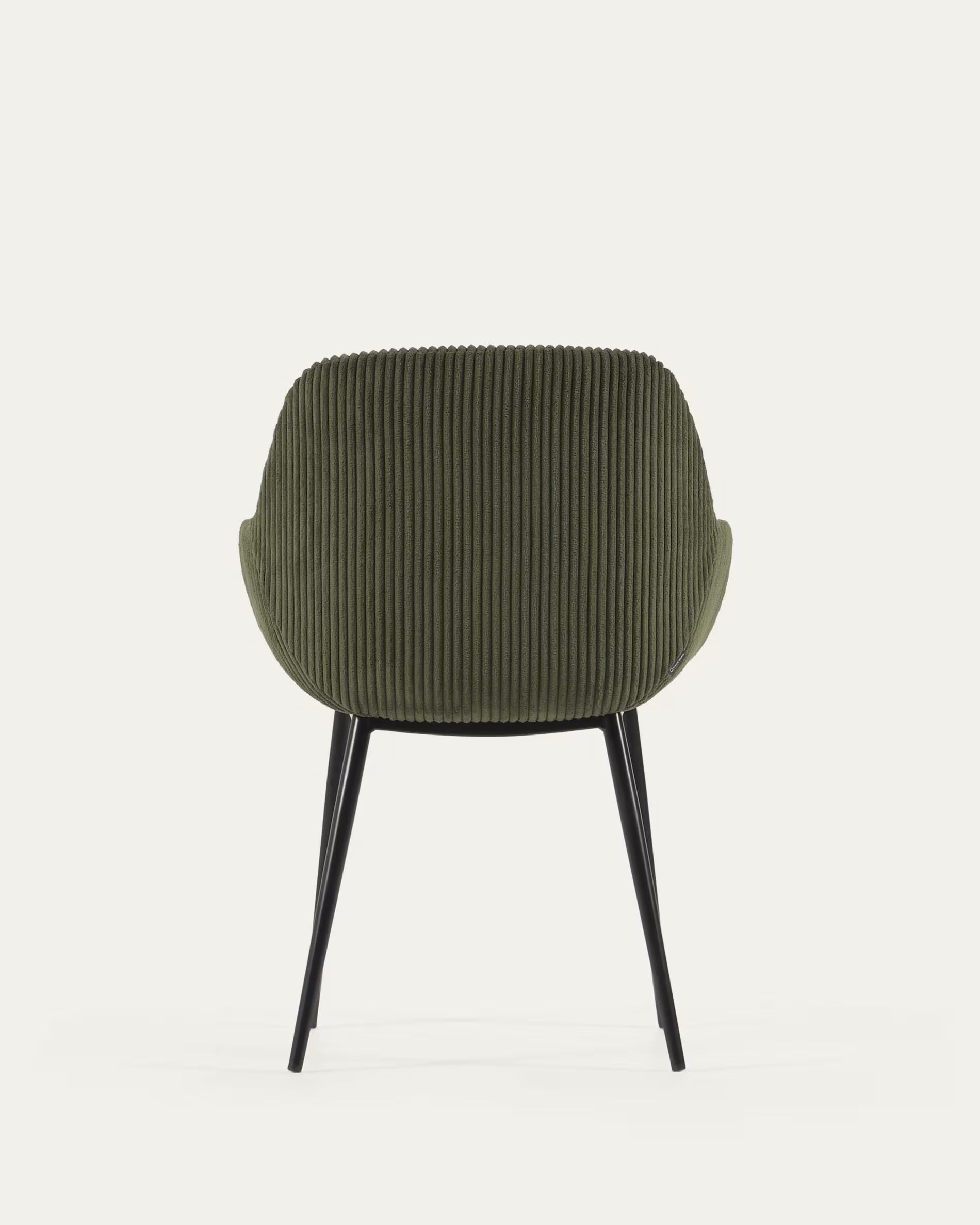 Konna Chair in Dark Green Wide Seam Corduroy.